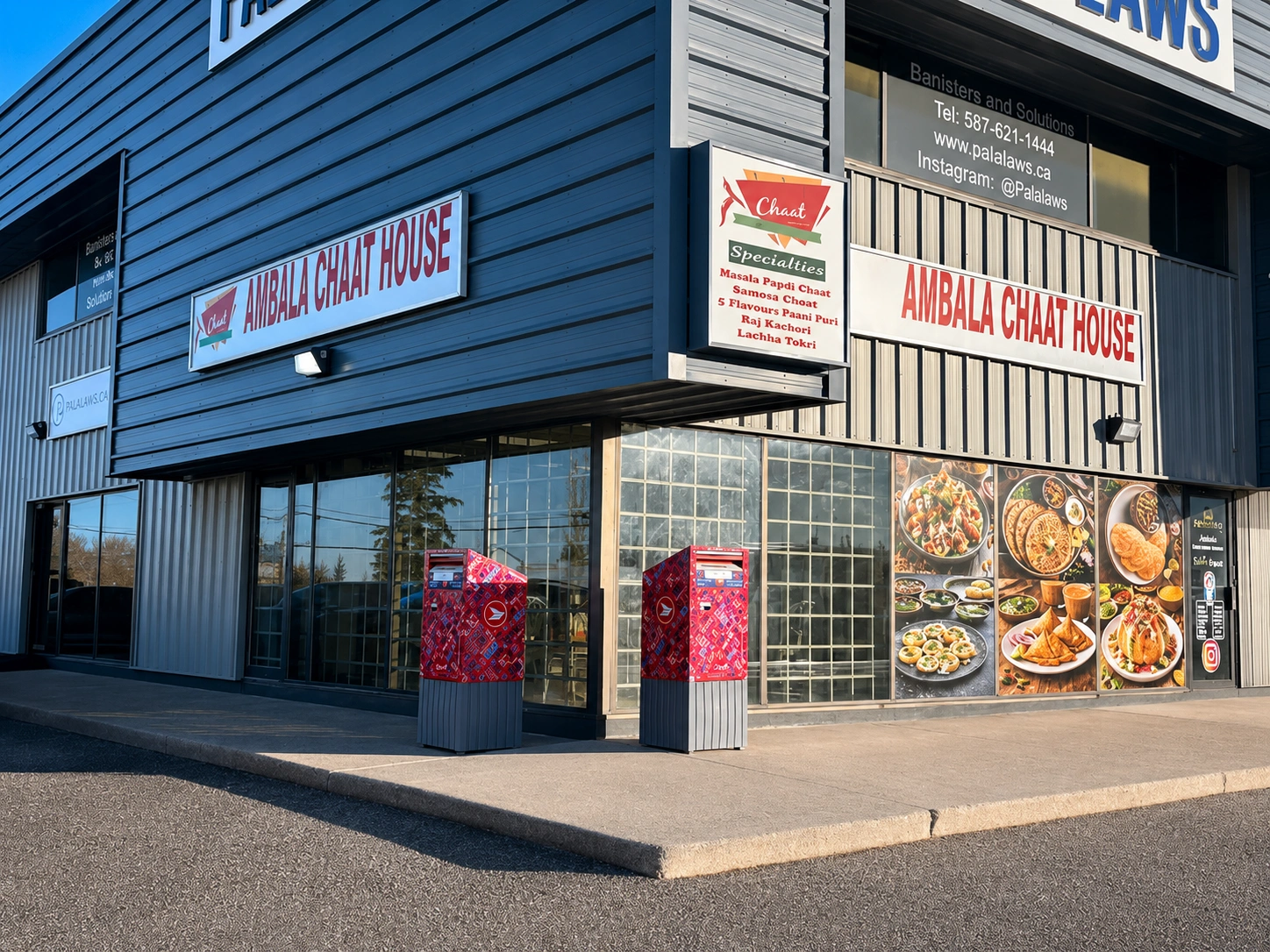 Ambala Chaat House — Edmonton storefront, Indian street food & chaat restaurant